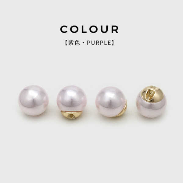 10mm-20mm Highlight Pearl Metal Buttons Concealed Hole 20pcs - Image 7
