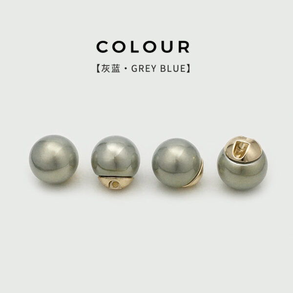 10mm-20mm Highlight Pearl Metal Buttons Concealed Hole 20pcs - Image 8