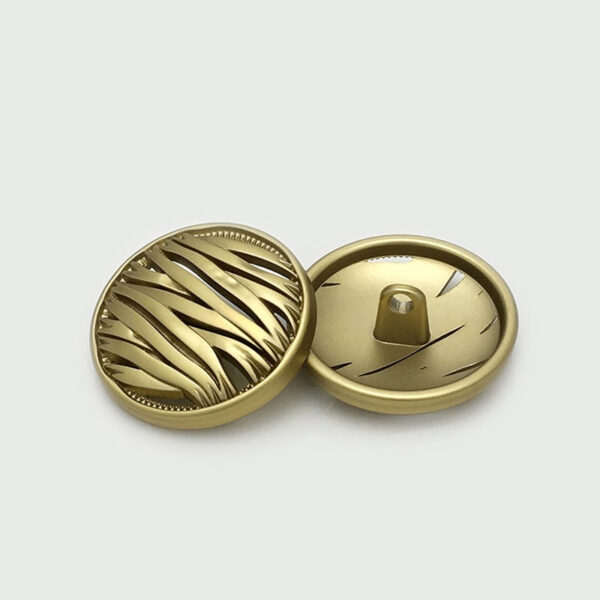 17.5/22.5mm Vintage Gold Silver Irregular Hollow Metal Buttons 20pcs - Image 5