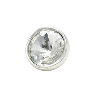 10-20mm Metal Buttons with Colorful Crystal and Shank 20pcs