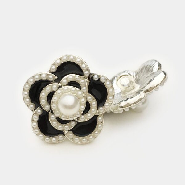 21mm 4/5-Petal Flower Pearl Metal Buttons with Shank 6pcs - Image 5