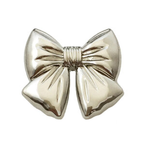 15-25mm Vintage Bronze Bow-Shaped Metal Decorative Buttons 20pcs