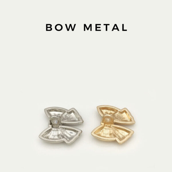 15-25mm Vintage Bronze Bow-Shaped Metal Decorative Buttons 20pcs - Image 4