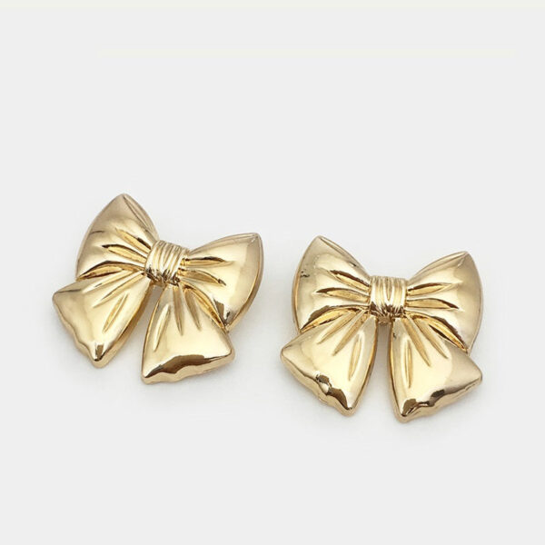 15-25mm Vintage Bronze Bow-Shaped Metal Decorative Buttons 20pcs - Image 5