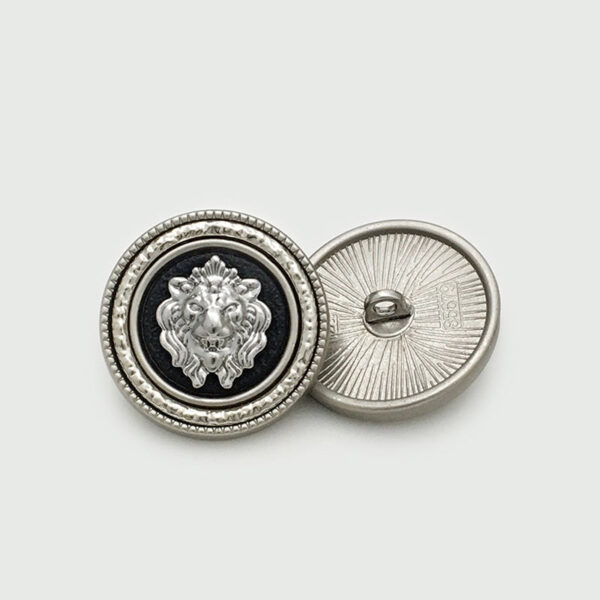 16/19/24mm British Style Round Metal Lion Head Buttons 10PCS - Image 6