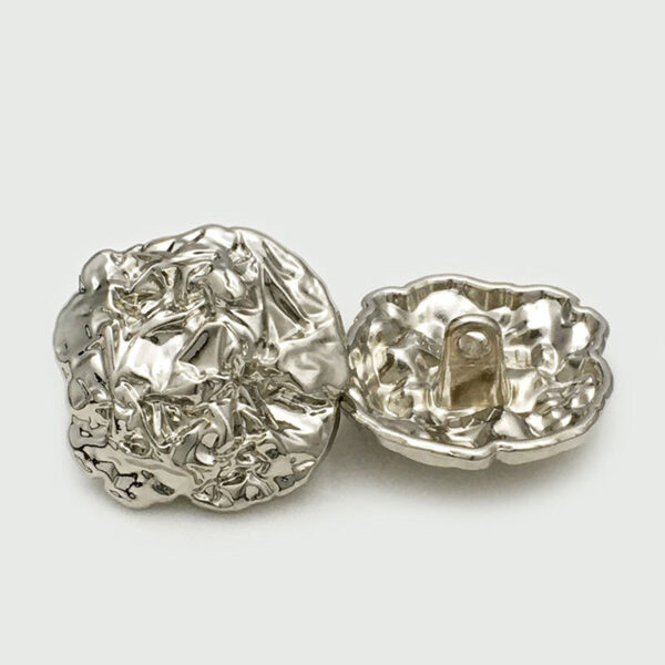 17-45mm Oversized Irregular Shaped Metal Buttons Golden & Silver - Image 6