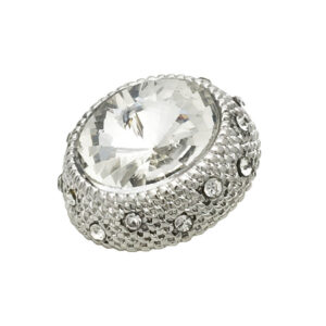 21mm Gold Crystal Metal Buttons for Sweaters Jackets 10pcs