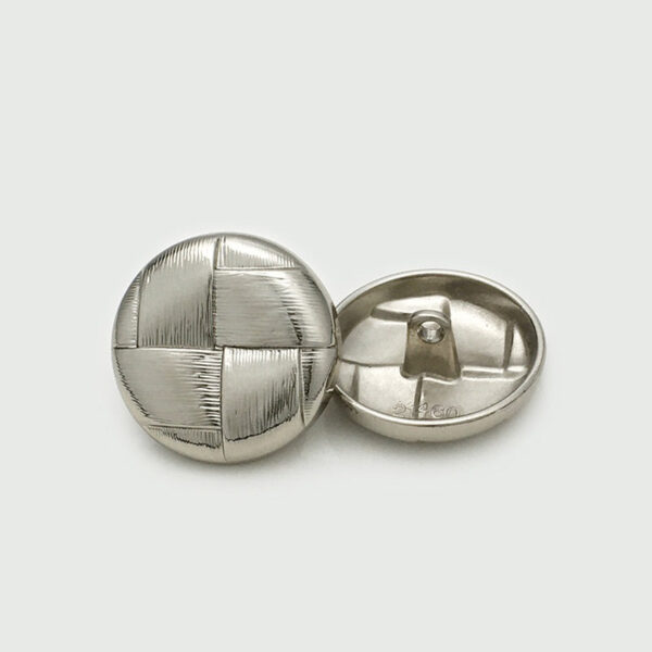 15-25mm Vintage Metal Mesh Grid Coat Buttons with Shank 20pcs - Image 5