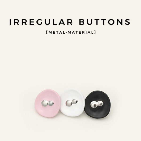 12.5mm Metal Concave Shaped Buttons for Shirt Dress Decoration 20PCS - Image 2