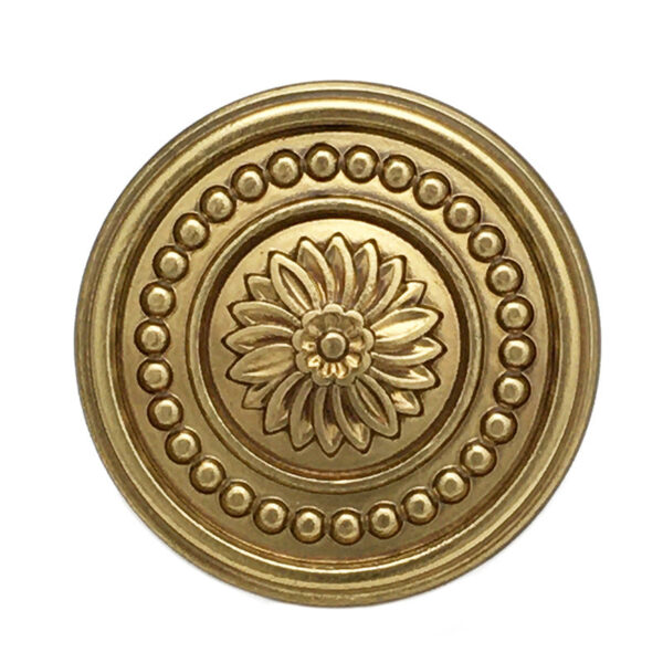 15-22.5mm Vintage Daisy Flower Metal Buttons Ancient Gold Finish 20pcs