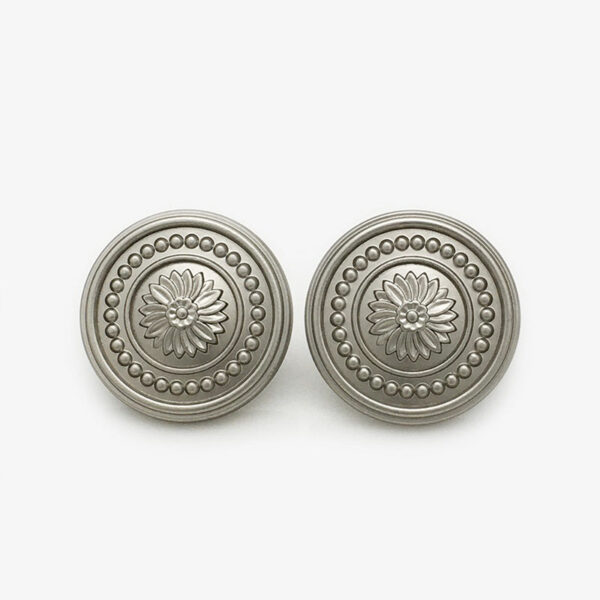 15-22.5mm Vintage Daisy Flower Metal Buttons Ancient Gold Finish 20pcs - Image 6