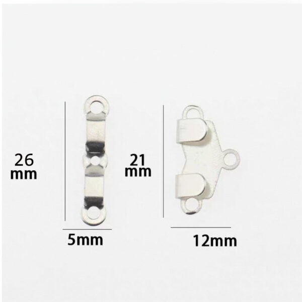 Metal Trouser Hooks Fasteners for Suit Pants 20 Pack(2 Colors) - Image 7