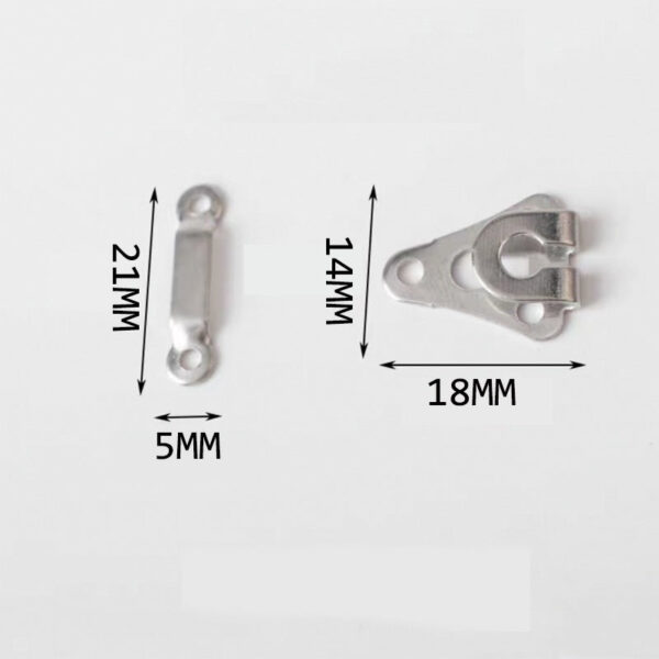 Metal Trouser Hooks Fasteners for Suit Pants 20 Pack(2 Colors) - Image 9