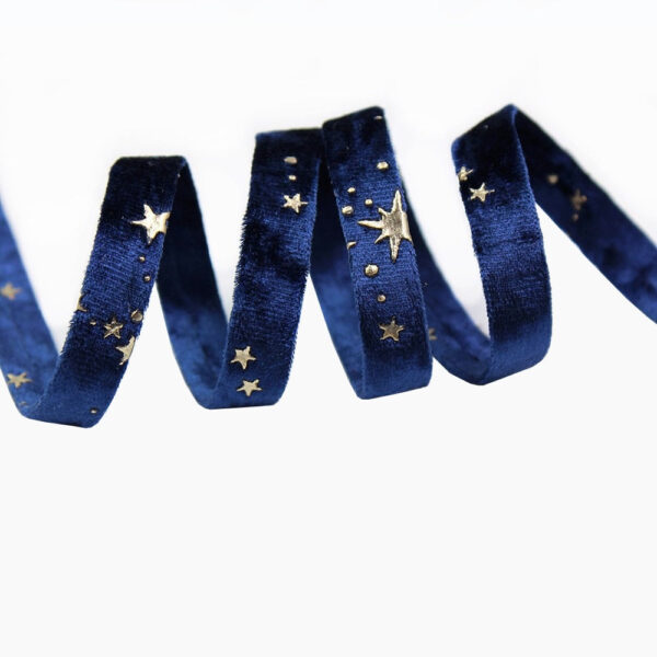 10MM/25MM/50MM Embroidered Velvet Ribbon 35 Yards Pack - Image 10