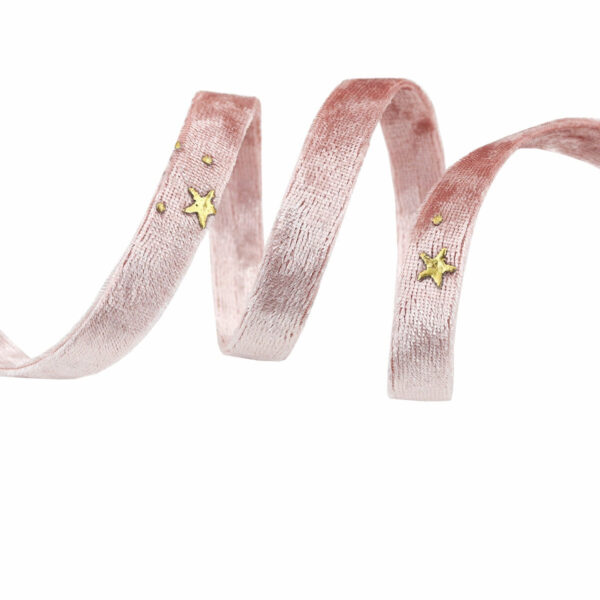 10MM/25MM/50MM Embroidered Velvet Ribbon 35 Yards Pack - Image 7