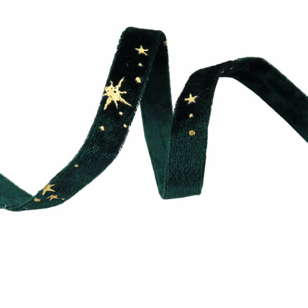 10MM/25MM/50MM Embroidered Velvet Ribbon 35 Yards Pack - Image 12
