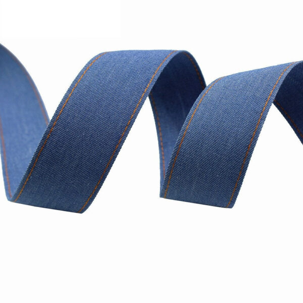 10.9 Yards (10 Meters) Denim Fabric Ribbon for DIY Crafts - Image 4