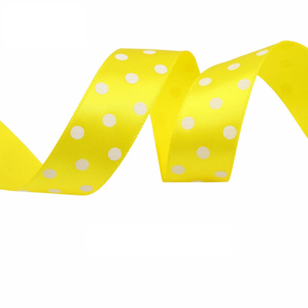 25mm Polka Dot Double-Sided Satin Ribbon 12 Color - Image 12