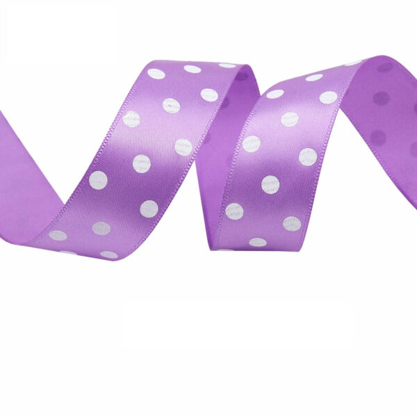 25mm Polka Dot Double-Sided Satin Ribbon 12 Color - Image 9