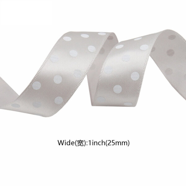 25mm Polka Dot Double-Sided Satin Ribbon 12 Color - Image 13