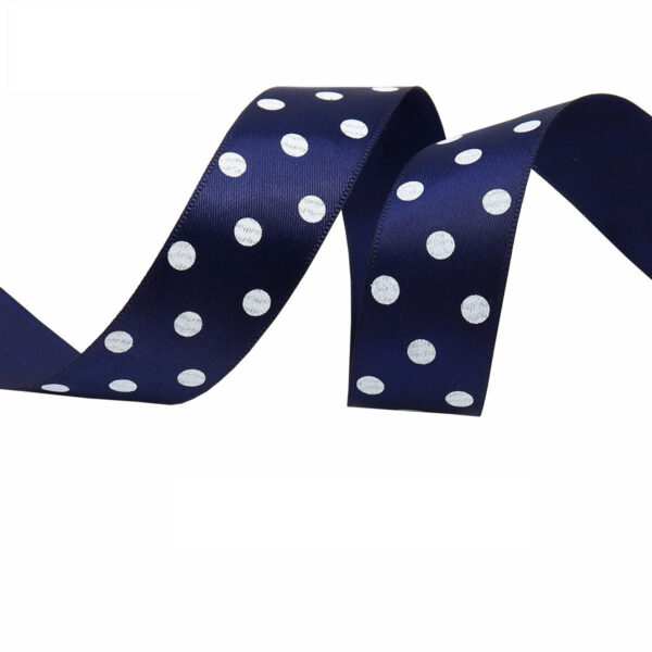 25mm Polka Dot Double-Sided Satin Ribbon 12 Color - Image 6