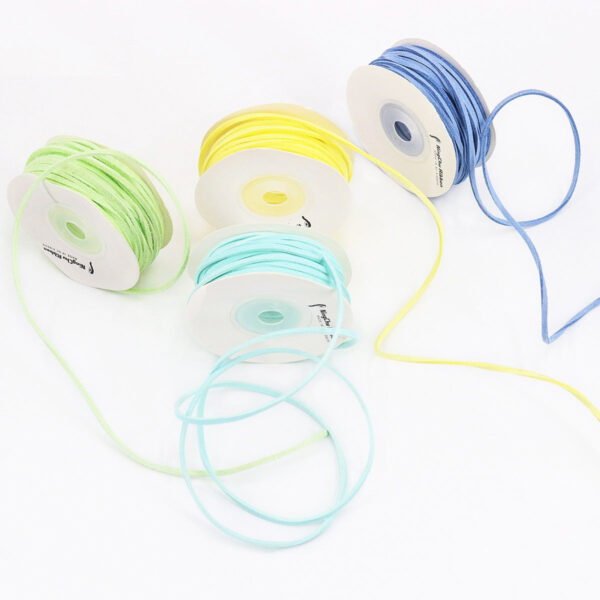 3mm Suede Leather Cord Fine Ribbon for DIY Projects 24 Color Pack - Image 2
