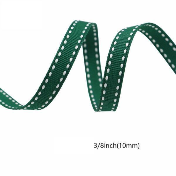10mm Striped Ribbon Set 20 Colors (5 Yards per color) - Image 4