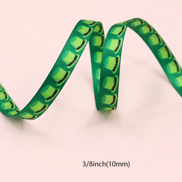 10mm Green Four-Leaf Clover Ribbon for St. Patrick's Day 18 Pack - Image 4