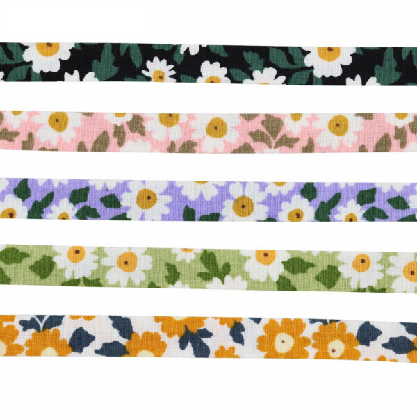 10mm Sunflower Ribbon for Handmade Hair Clips 5 Colors Pack 25 Yards - Image 9
