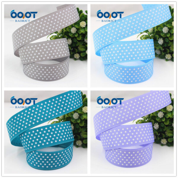 25mm Polka Dot Grosgrain Ribbon - 22 Color(10 Yards per Roll) - Image 3