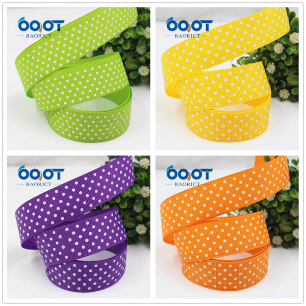 25mm Polka Dot Grosgrain Ribbon - 22 Color(10 Yards per Roll) - Image 6