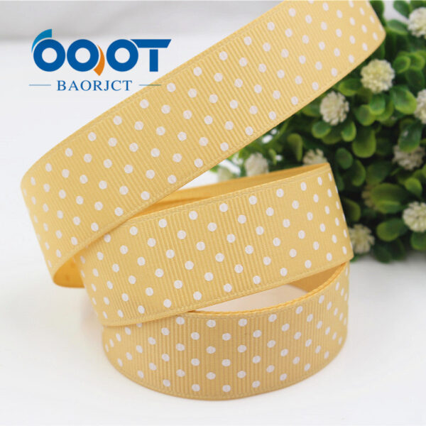 25mm Polka Dot Grosgrain Ribbon - 22 Color(10 Yards per Roll) - Image 7
