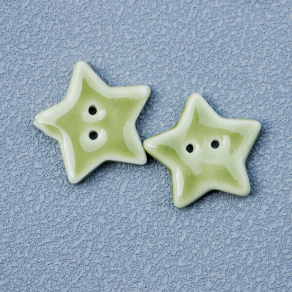 20mm Five-Pointed Star 2 Hole Ceramic Buttons for Handmade DIY Jewelry 10PCS - Image 7