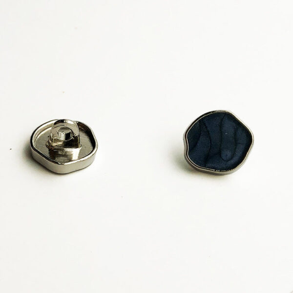 12.5/25mm Irregular High-Gloss Metal Shank Buttons 12PCS - Image 5