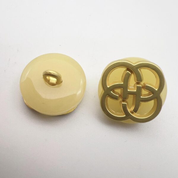 17.5mm Resin Chinese Four-Leaf Clover Shank Buttons 48 Pack(8 Styles) - Image 7