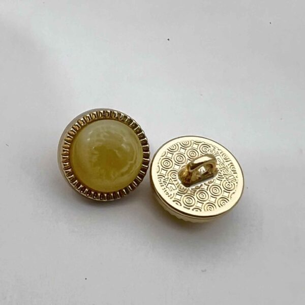 12.5mm Pearlized Cat's Eye Metal Shirt Buttons 30 Pack(5 Colors)