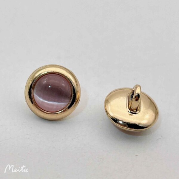 12.5mm Cat's Eye Metal Buttons for Shirts 50pcs