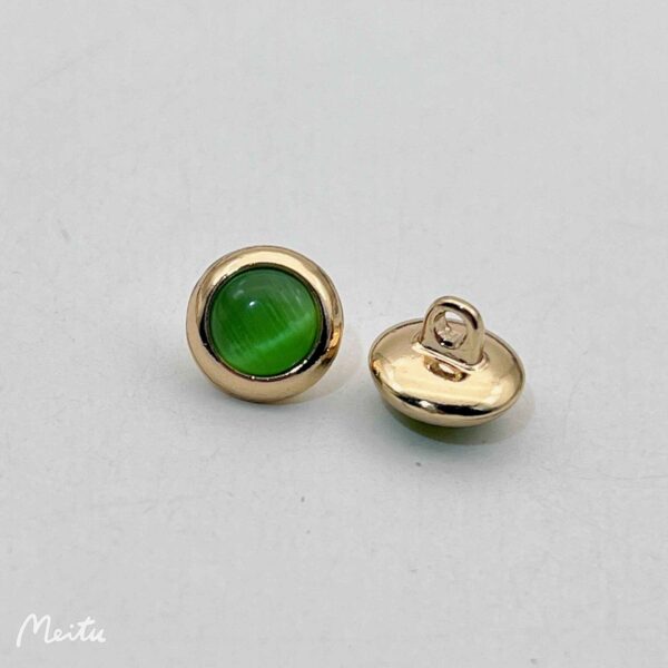 12.5mm Cat's Eye Metal Buttons for Shirts 50pcs