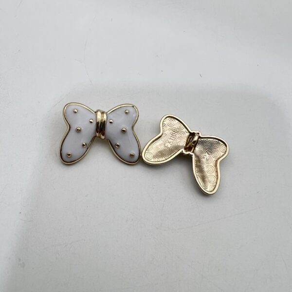 30mm Butterfly Starry Metal Large Shank Buttons 50 Pack - Image 6