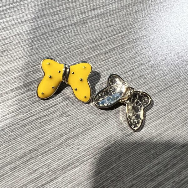 30mm Butterfly Starry Metal Large Shank Buttons 50 Pack - Image 4