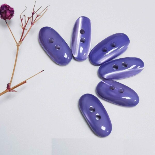 24L (15mm) Slim 2-Hole Mother of Pearl Shell Buttons 100 Pack