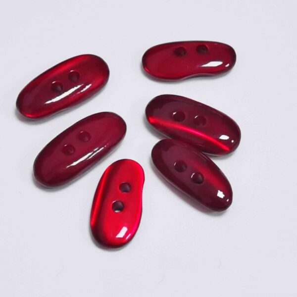 24L (15mm) Slim 2-Hole Mother of Pearl Shell Buttons 100 Pack