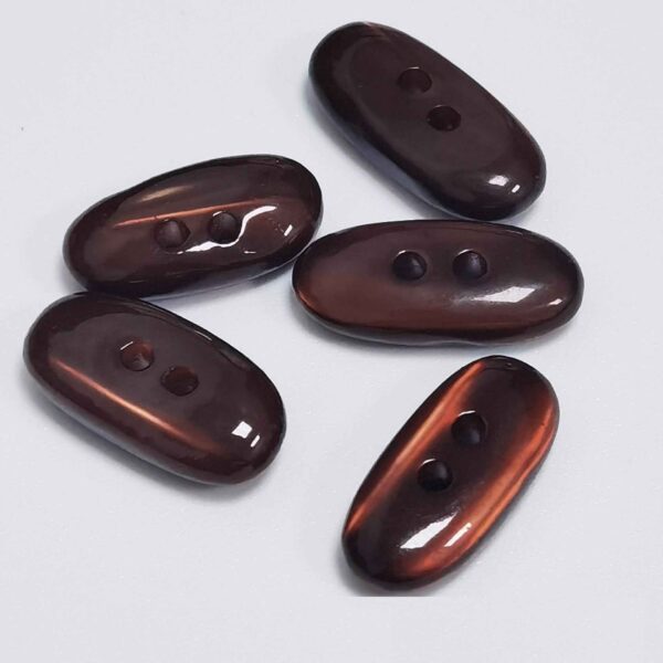24L (15mm) Slim 2-Hole Mother of Pearl Shell Buttons 100 Pack