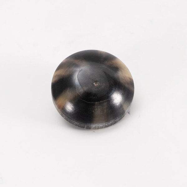 20mm Mushroom Thickened Brown Gray Vintage Horn Shank Buttons 10pcs - Image 4