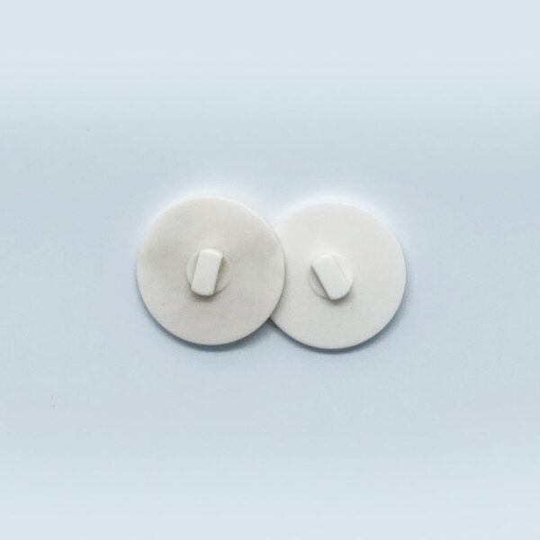 24-40L Round Edge White Shank Bone Buttons 12pcs - Image 4