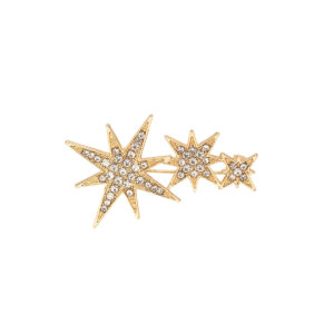 Eight-Pointed Star Pin Brooch for Men Suits 2pcs