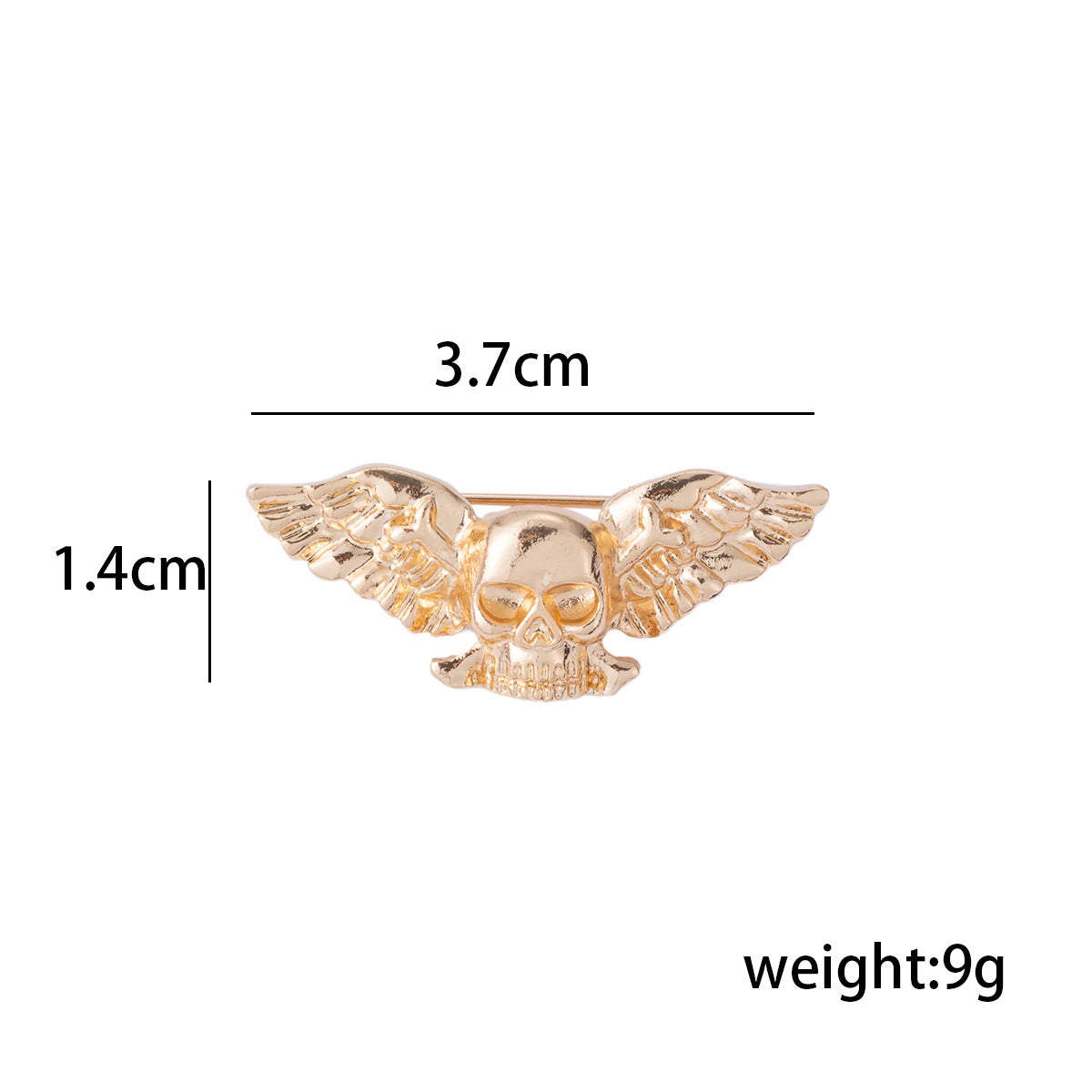 Retro Creative Winged Skull Fashion Brooch 3 Pack - Image 4