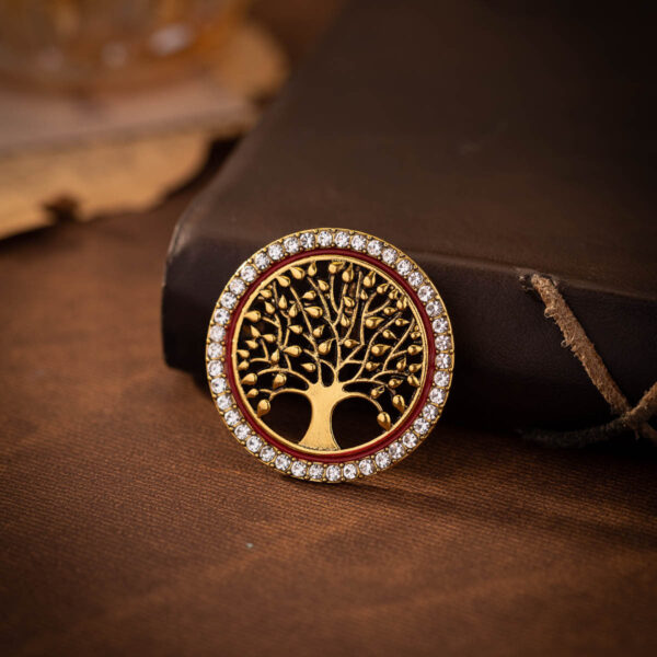 Vintage Diamond Tree of Life Brooch Corsage Pin 4 Pack - Image 4