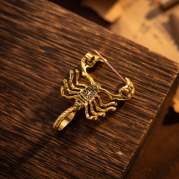 Vintage Creative Scorpion High-End Brooch Pin 4 Pack - Image 3