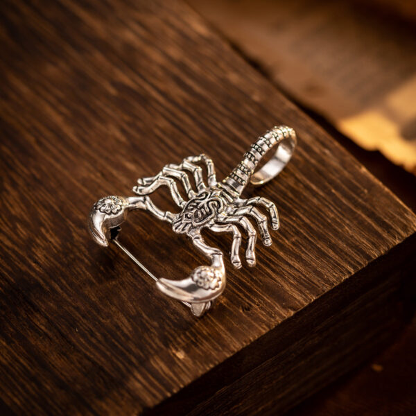 Vintage Creative Scorpion High-End Brooch Pin 4 Pack - Image 6